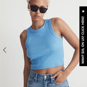 Madewell Brightside Crop tank